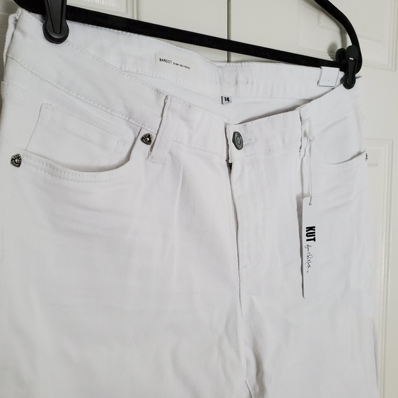 Kut From Kloth Bardot Crop Skinny Boyfriend Jeans - Picture 7 of 15